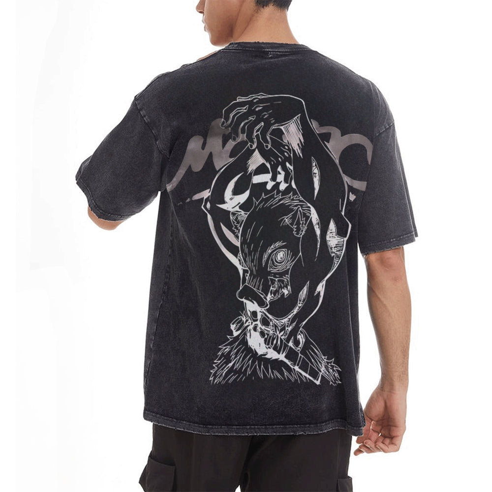 Vintage Oversized T-Shirt Demon Slayer