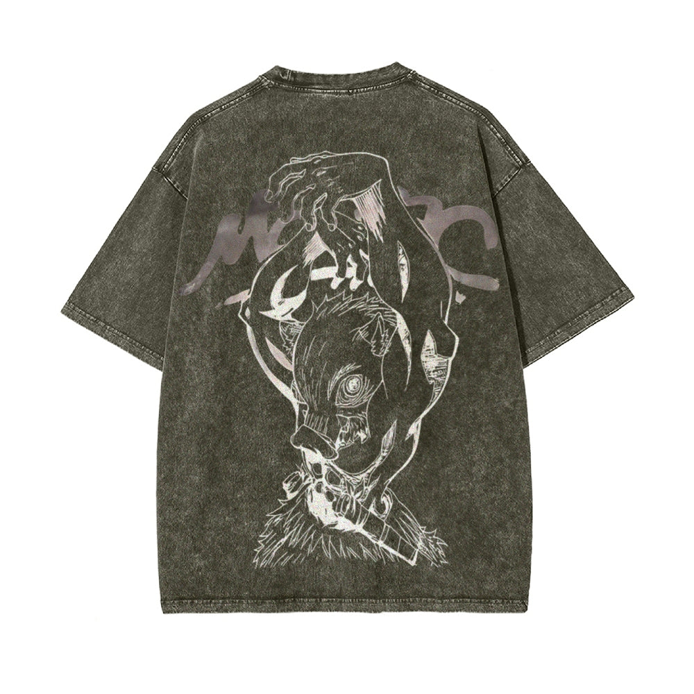 Vintage Oversized T-Shirt Demon Slayer
