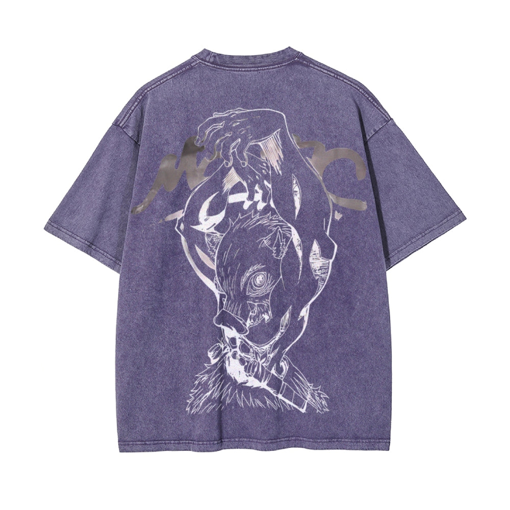 Vintage Oversized T-Shirt Demon Slayer