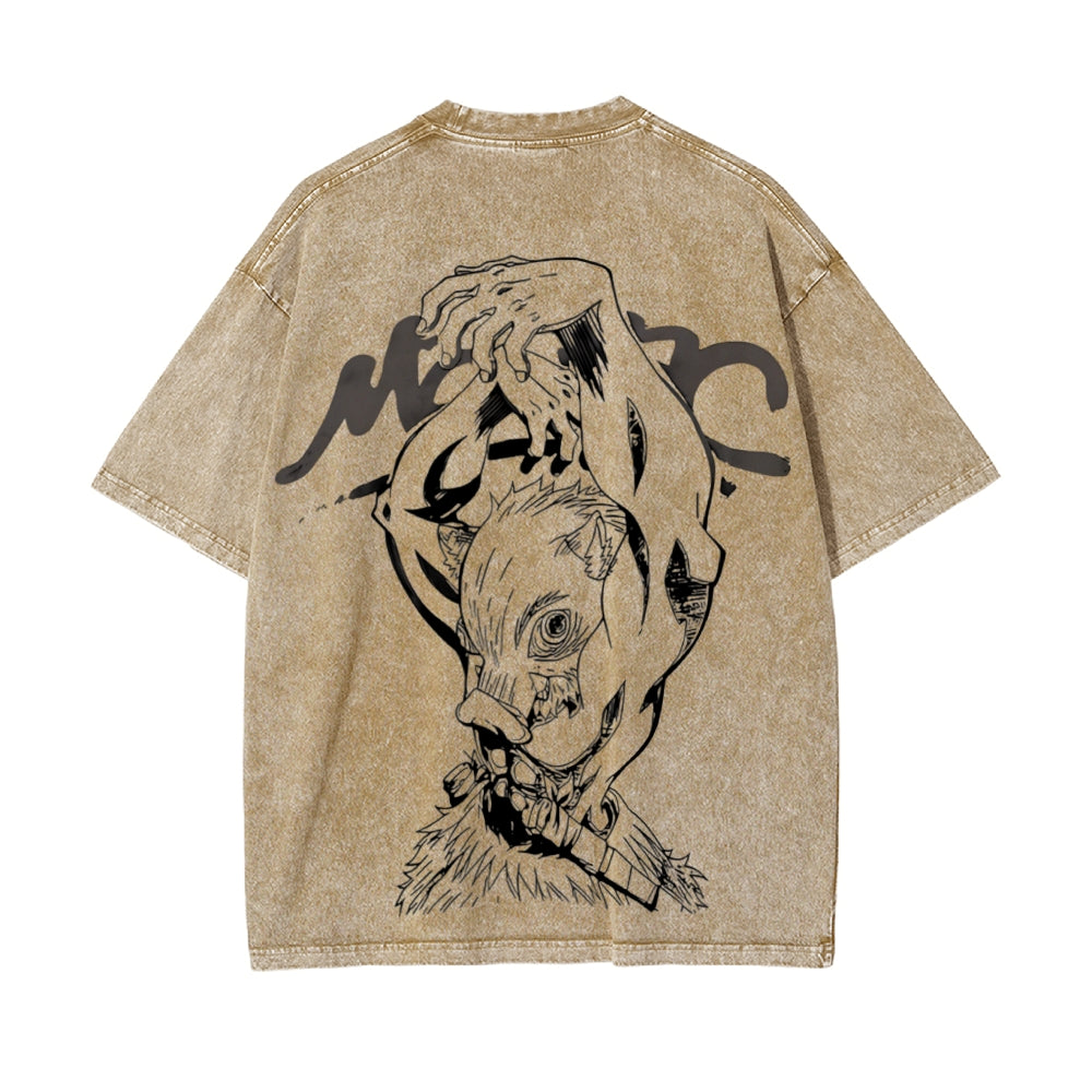 Vintage Oversized T-Shirt Demon Slayer