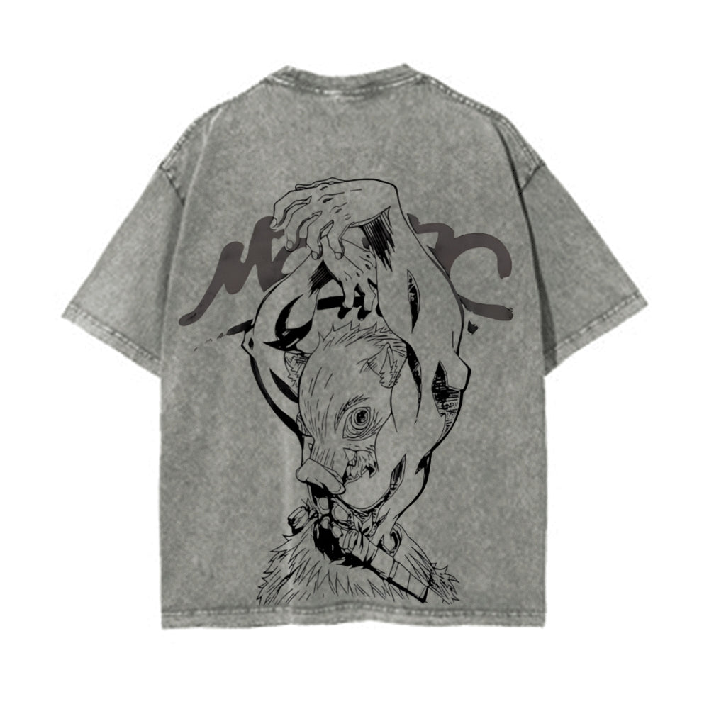 Vintage Oversized T-Shirt Demon Slayer