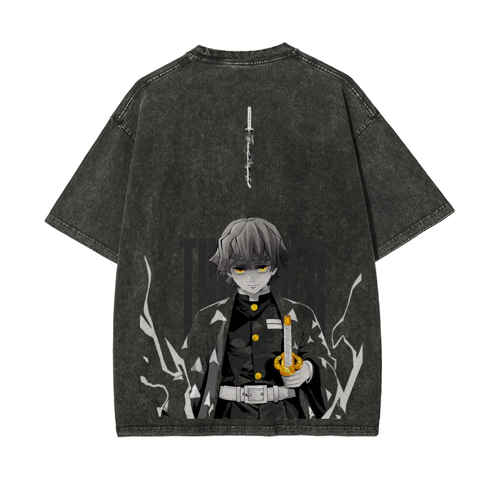 Vintage Oversized T-Shirt Demon Slayer