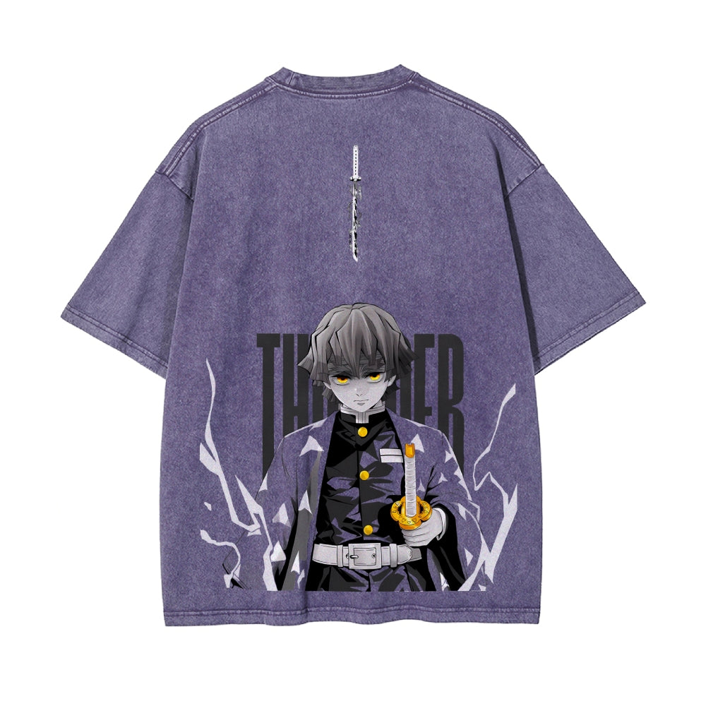 Vintage Oversized T-Shirt Demon Slayer