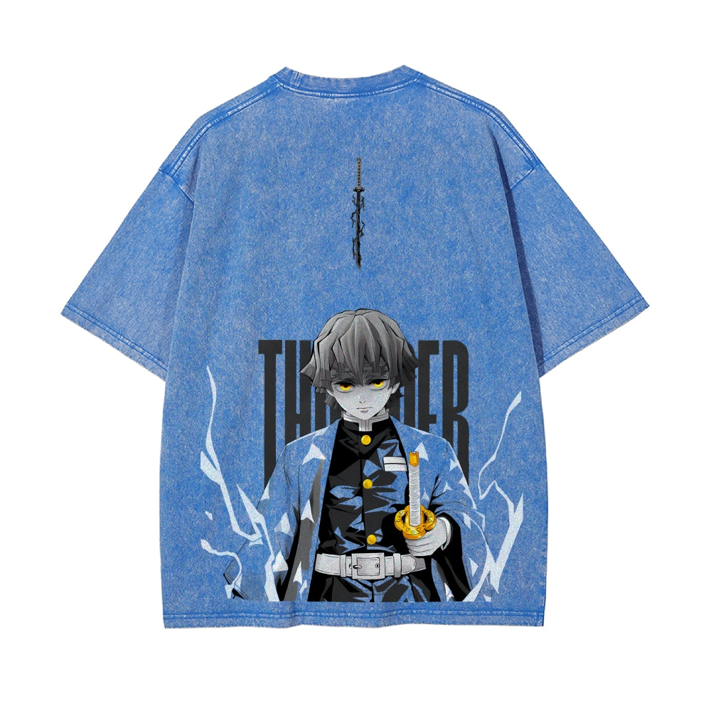 Vintage Oversized T-Shirt Demon Slayer