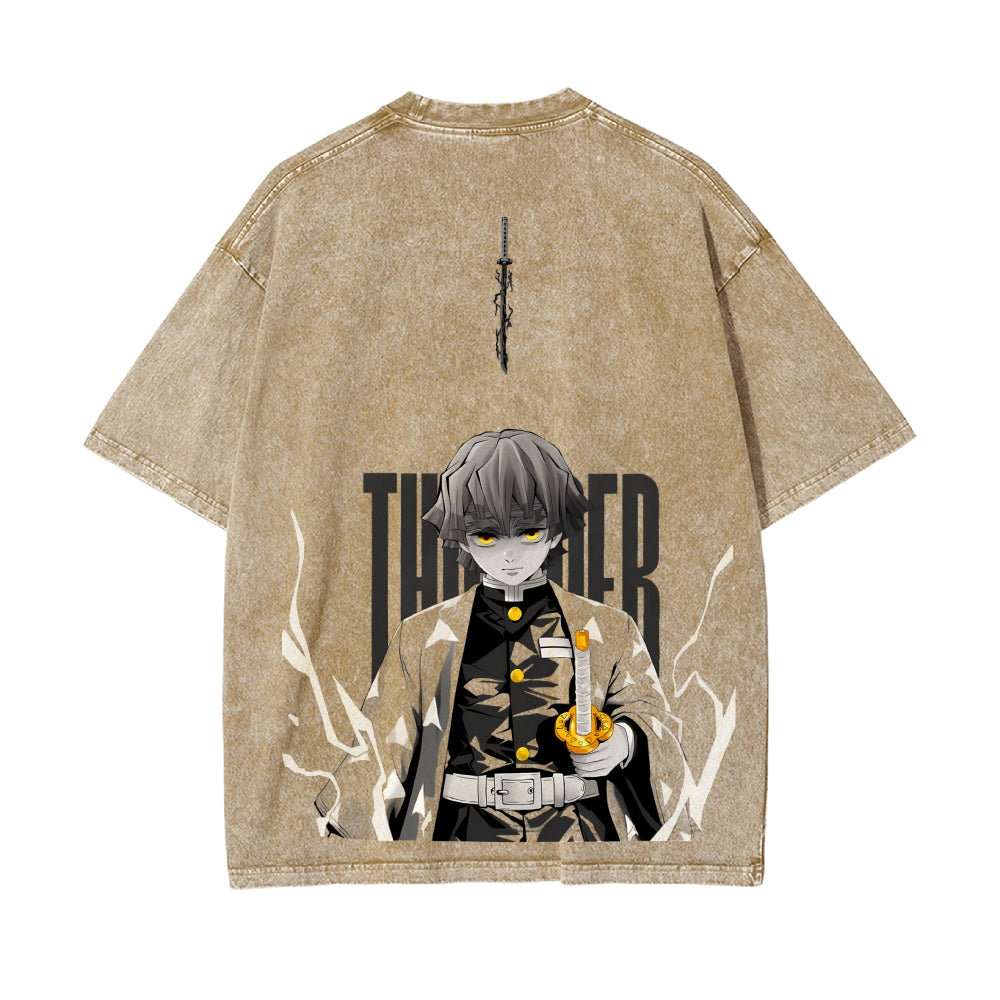 Vintage Oversized T-Shirt Demon Slayer