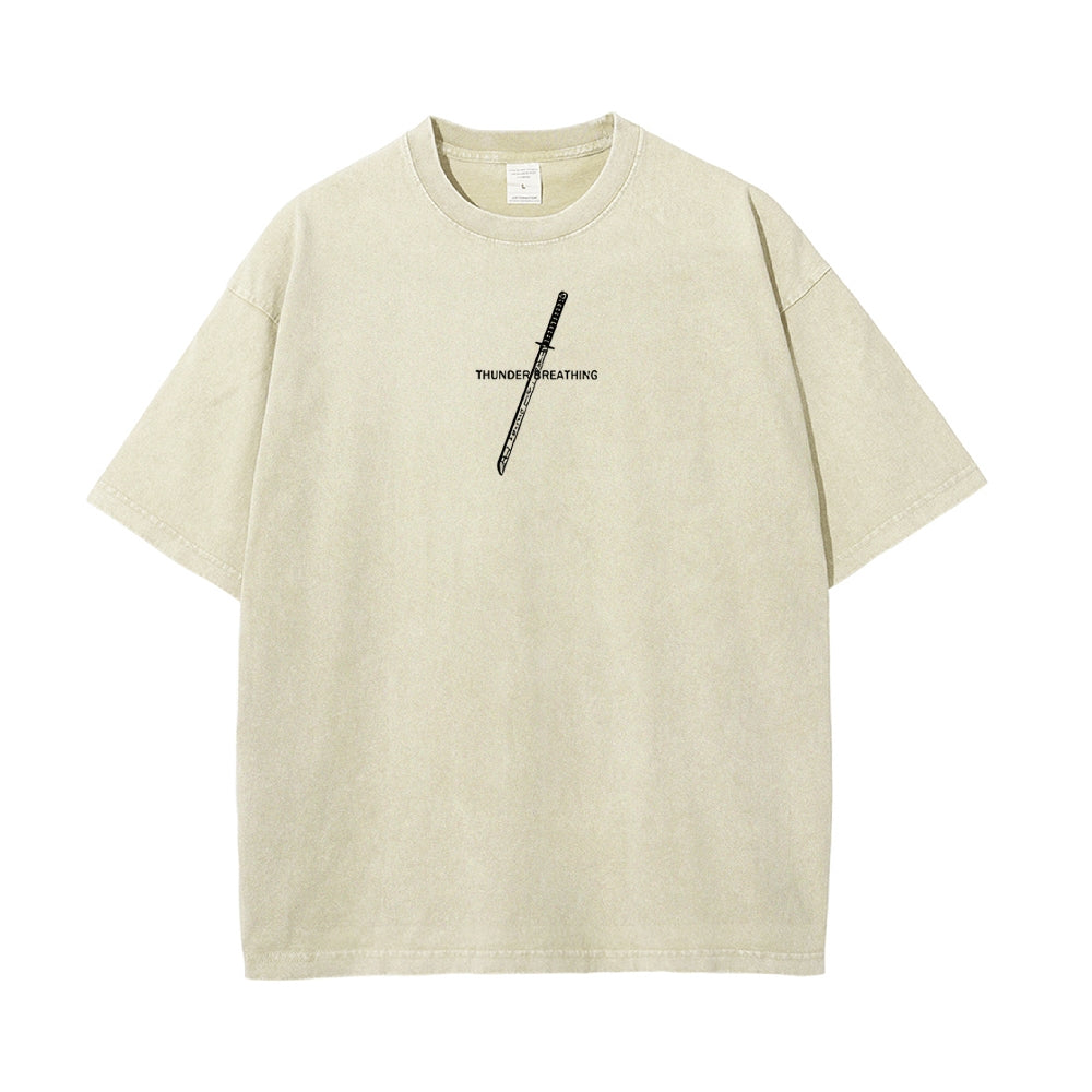 Vintage Oversized T-Shirt Demon Slayer