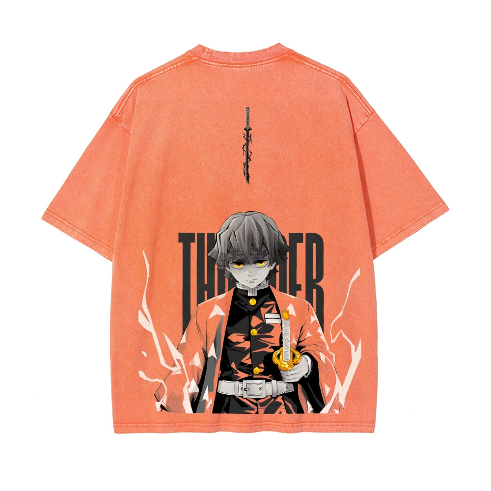 Vintage Oversized T-Shirt Demon Slayer