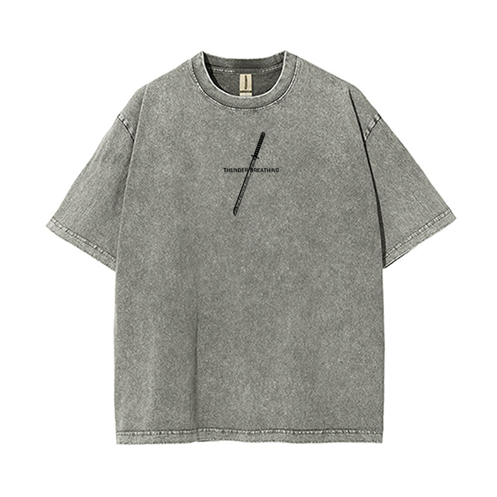 Vintage Oversized T-Shirt Demon Slayer