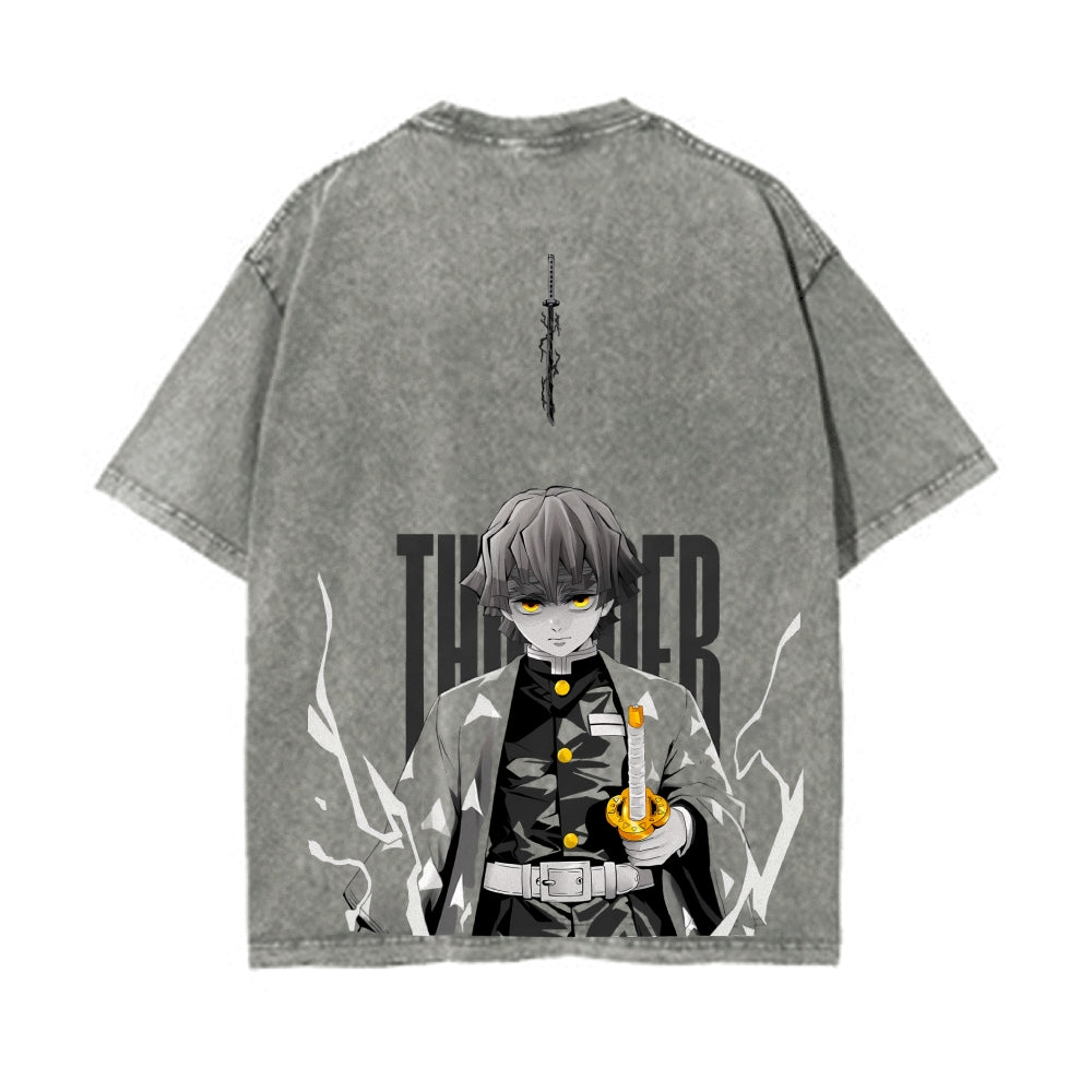 Vintage Oversized T-Shirt Demon Slayer