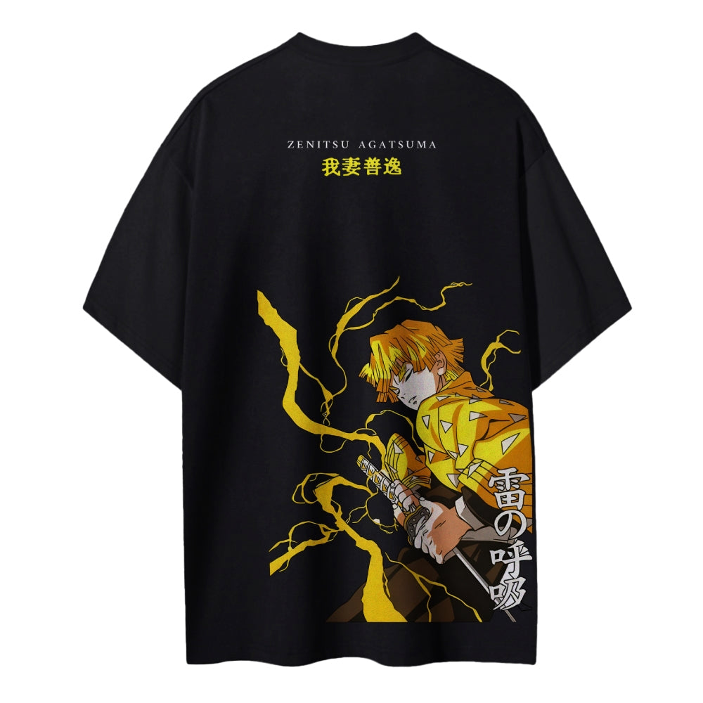 Demon Slayer Cotton Unisex Crew Neck Anime T-Shirt