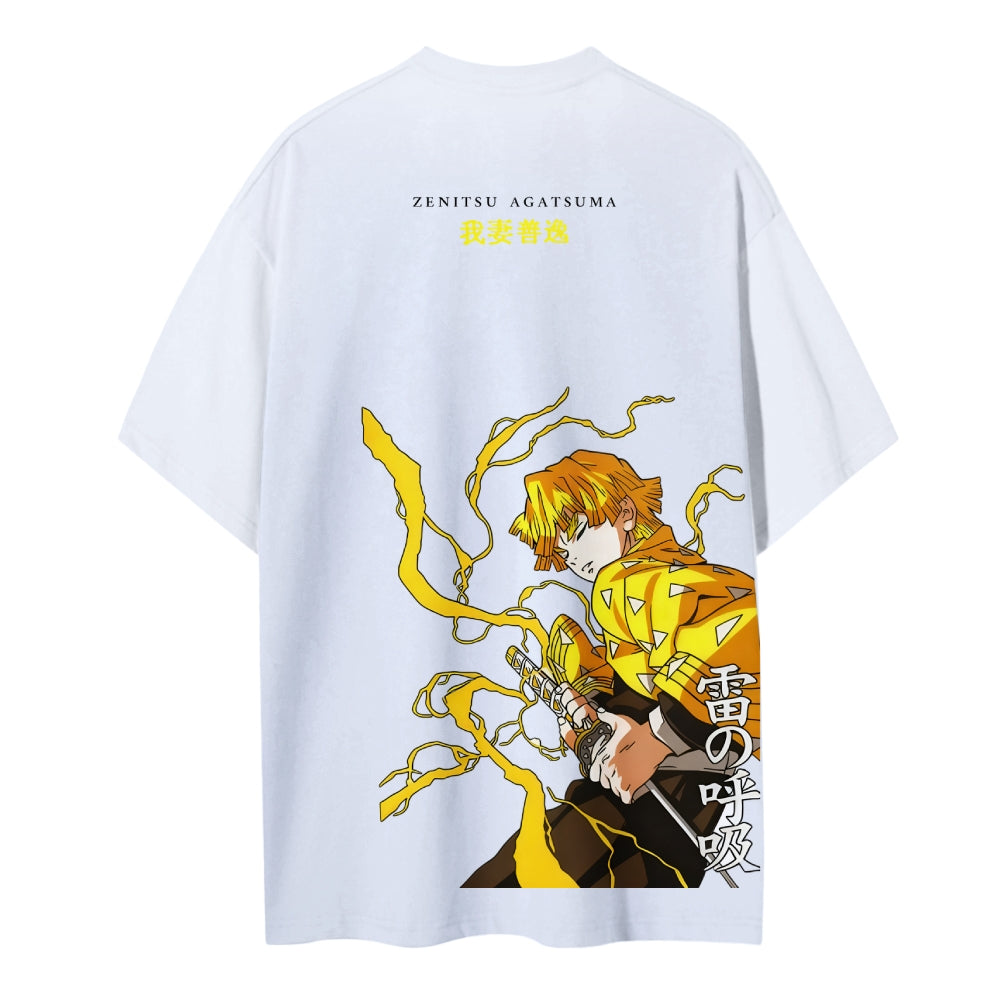 Demon Slayer Cotton Unisex Crew Neck Anime T-Shirt