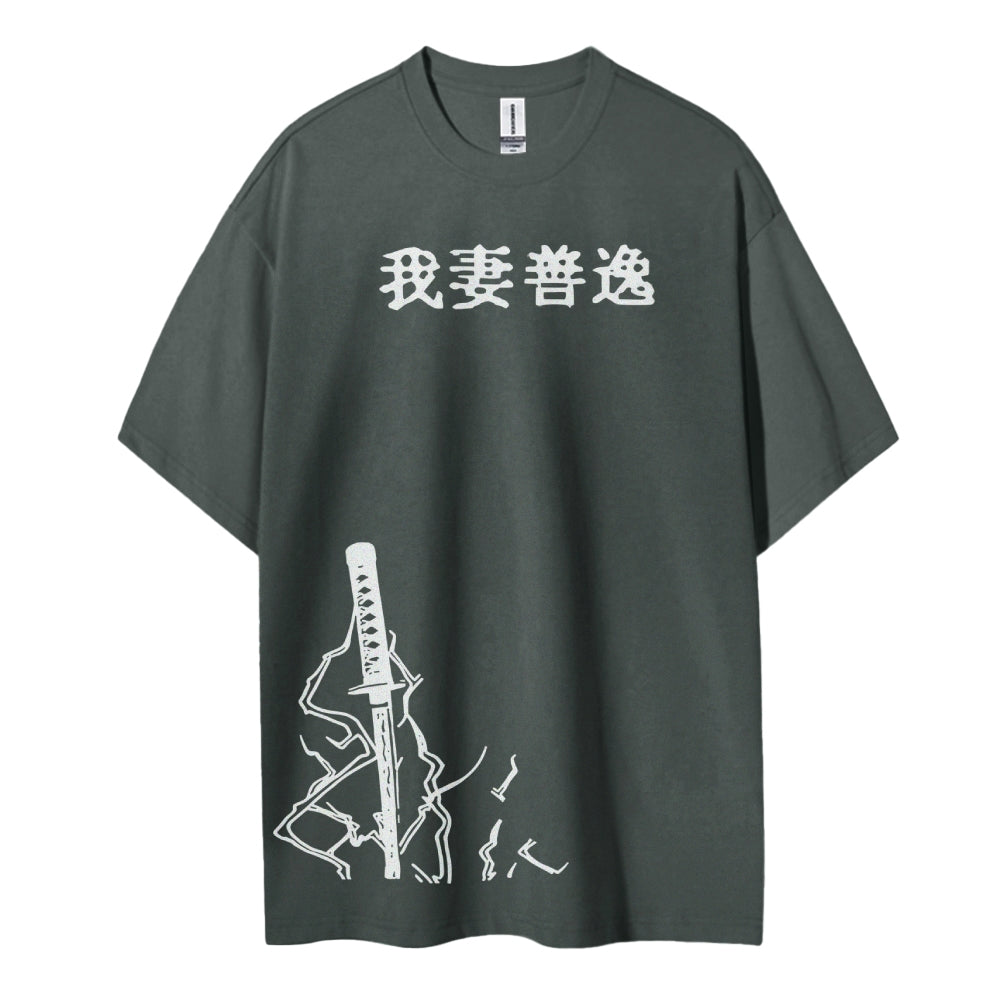 Demon Slayer Cotton Unisex Crew Neck Anime T-Shirt