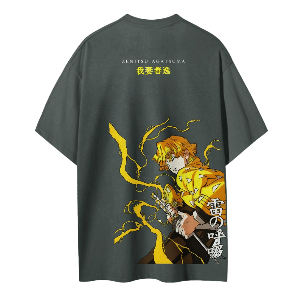 Demon Slayer Cotton Unisex Crew Neck Anime T-Shirt