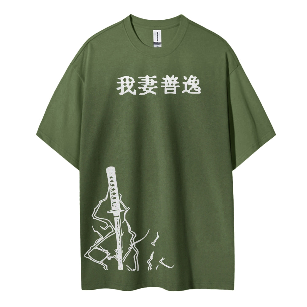 Demon Slayer Cotton Unisex Crew Neck Anime T-Shirt