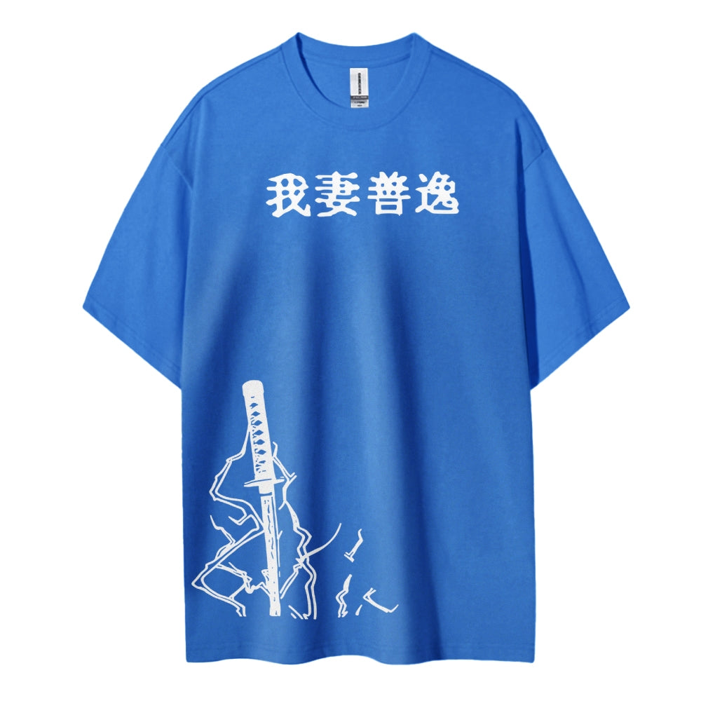 Demon Slayer Cotton Unisex Crew Neck Anime T-Shirt