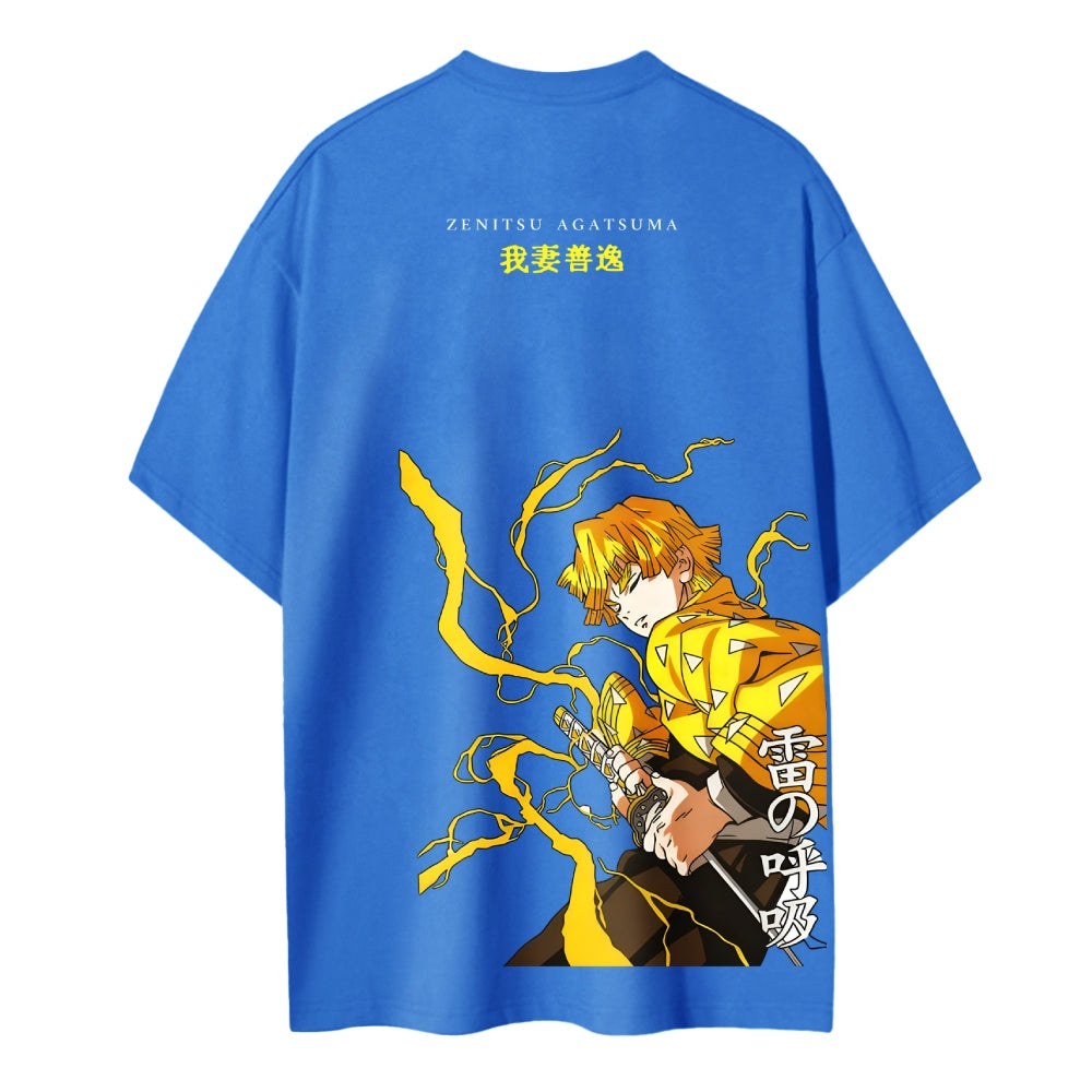 Demon Slayer Cotton Unisex Crew Neck Anime T-Shirt