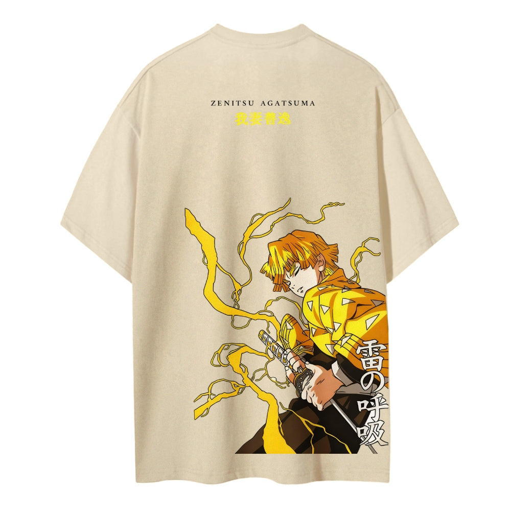 Demon Slayer Cotton Unisex Crew Neck Anime T-Shirt