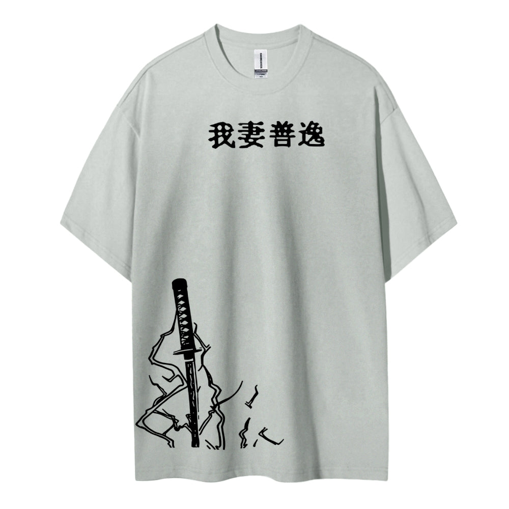 Demon Slayer Cotton Unisex Crew Neck Anime T-Shirt
