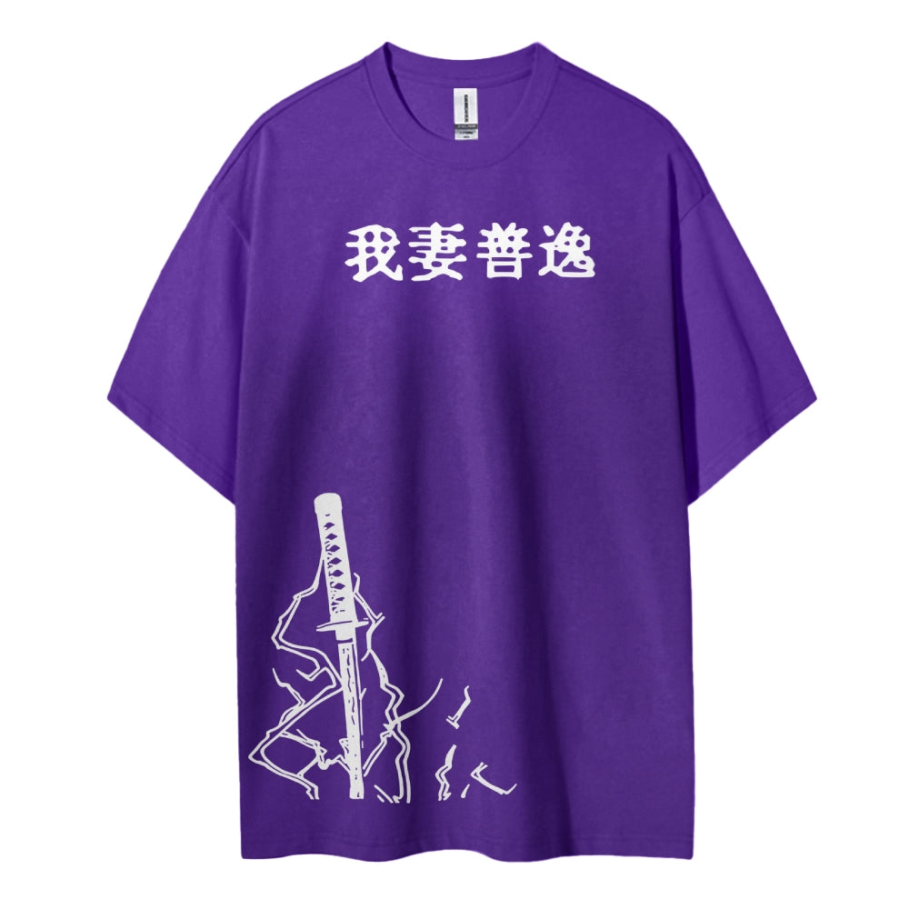 Demon Slayer Cotton Unisex Crew Neck Anime T-Shirt
