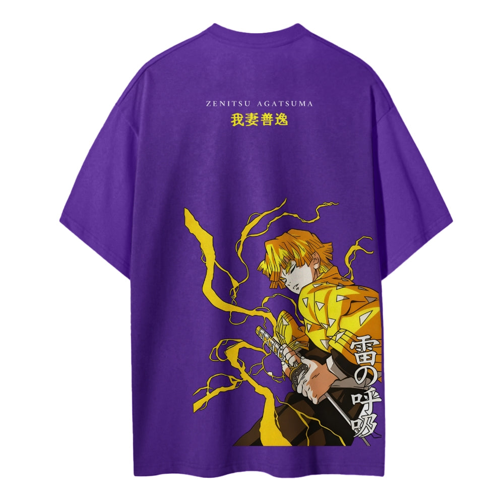 Demon Slayer Cotton Unisex Crew Neck Anime T-Shirt