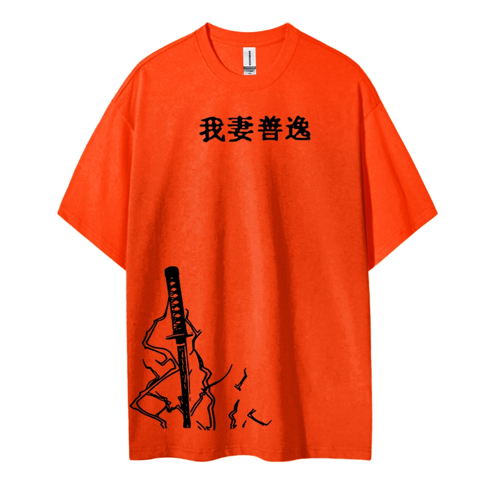 Demon Slayer Cotton Unisex Crew Neck Anime T-Shirt