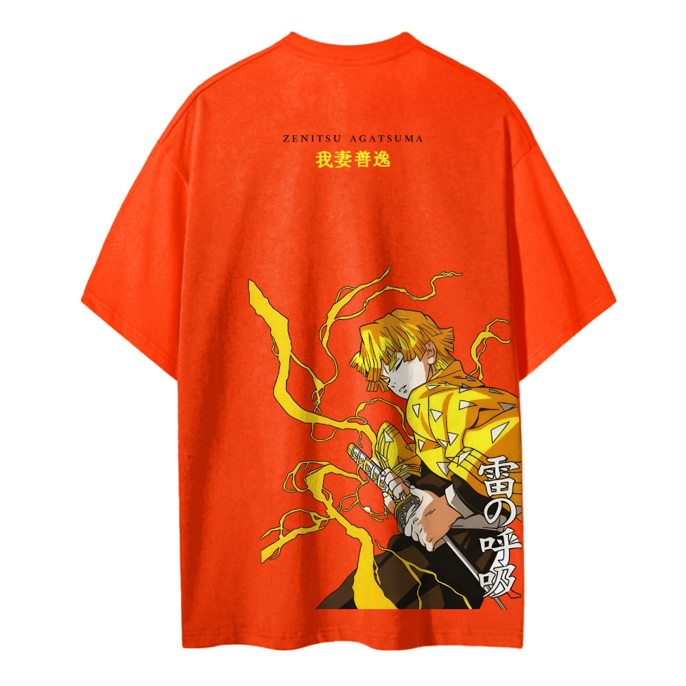 Demon Slayer Cotton Unisex Crew Neck Anime T-Shirt