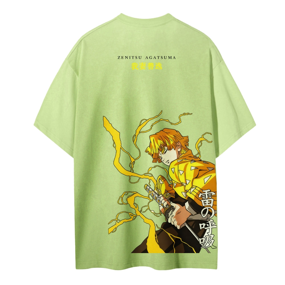 Demon Slayer Cotton Unisex Crew Neck Anime T-Shirt