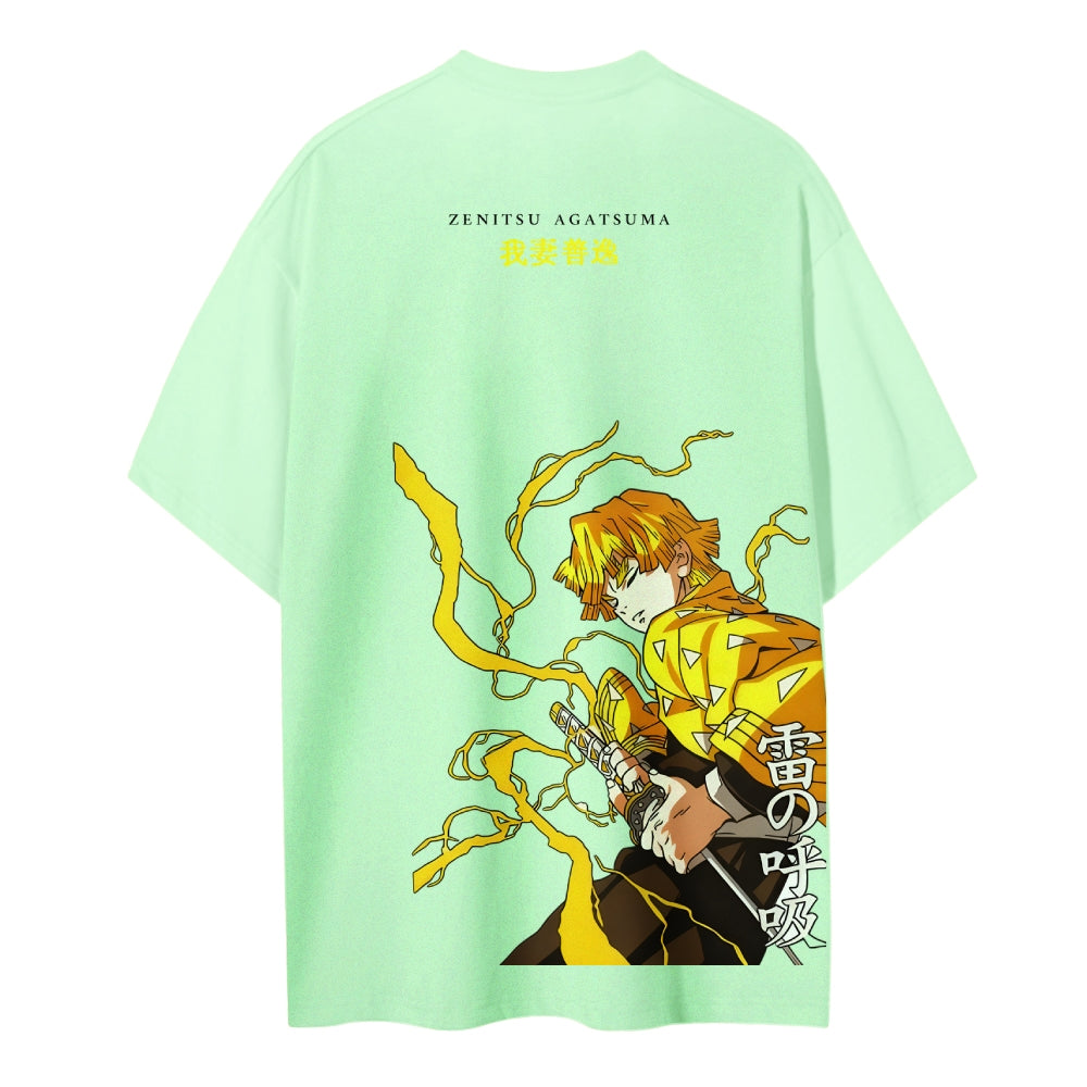 Demon Slayer Cotton Unisex Crew Neck Anime T-Shirt