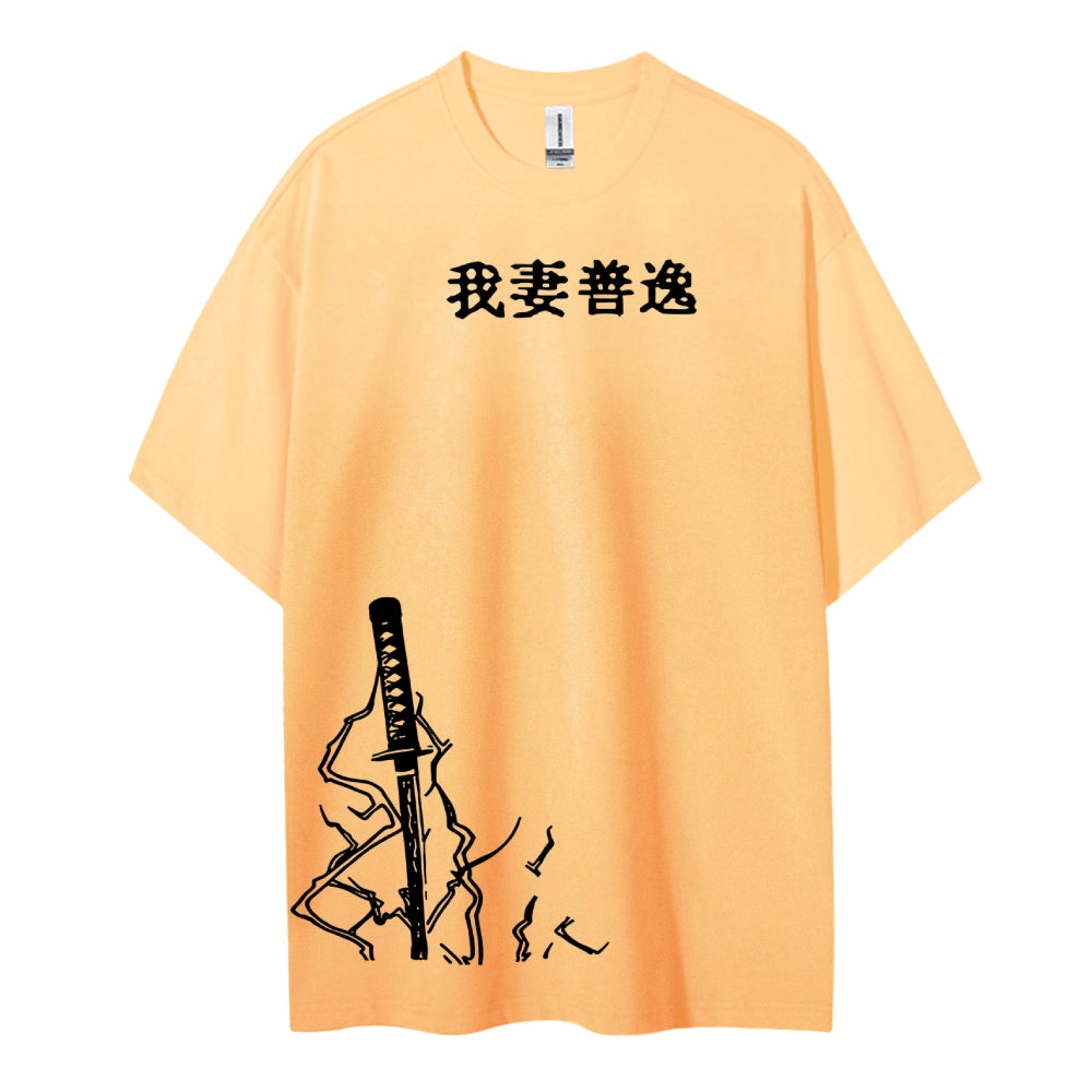 Demon Slayer Cotton Unisex Crew Neck Anime T-Shirt