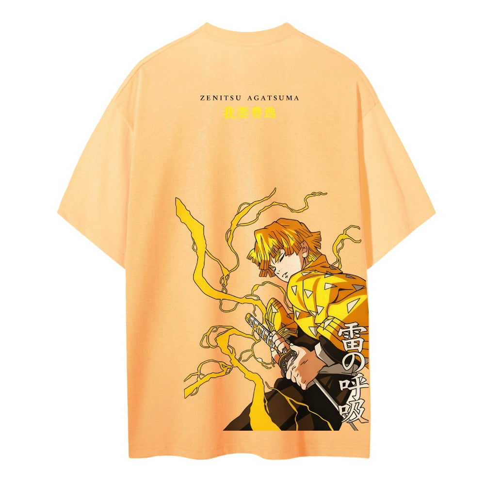 Demon Slayer Cotton Unisex Crew Neck Anime T-Shirt