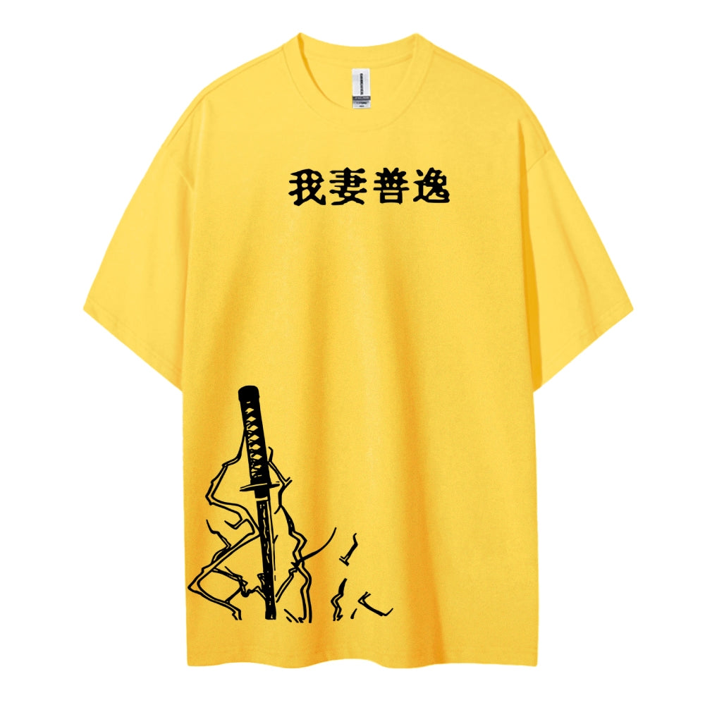 Demon Slayer Cotton Unisex Crew Neck Anime T-Shirt
