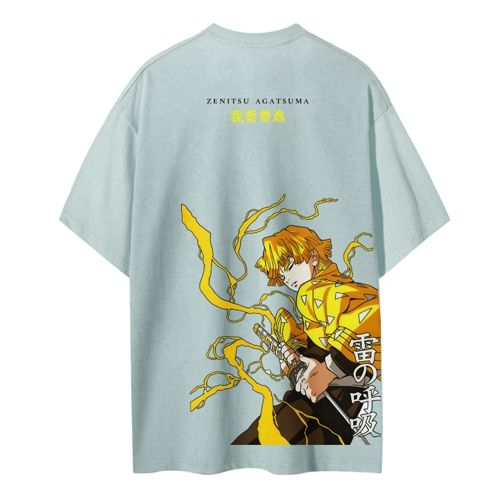 Demon Slayer Cotton Unisex Crew Neck Anime T-Shirt