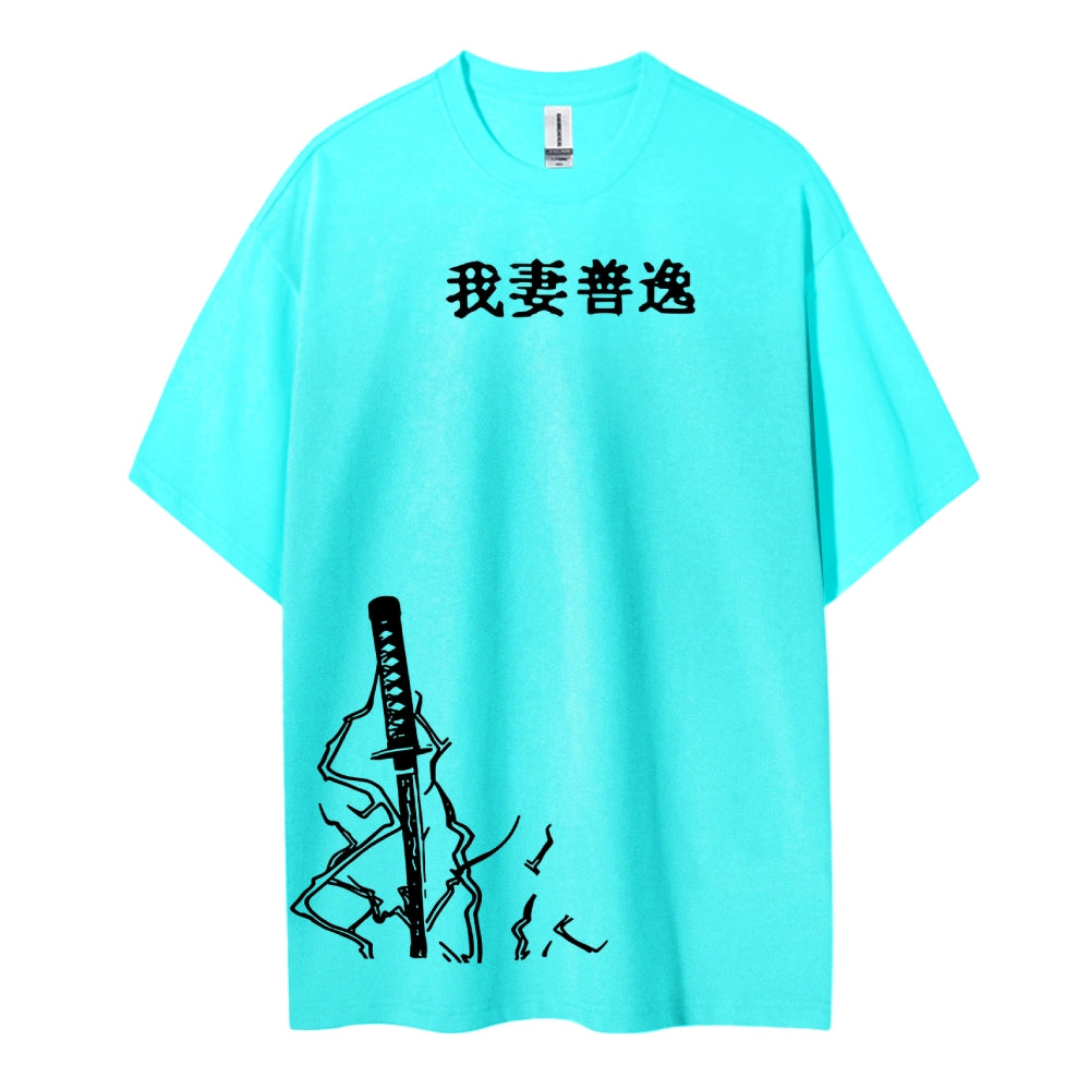Demon Slayer Cotton Unisex Crew Neck Anime T-Shirt
