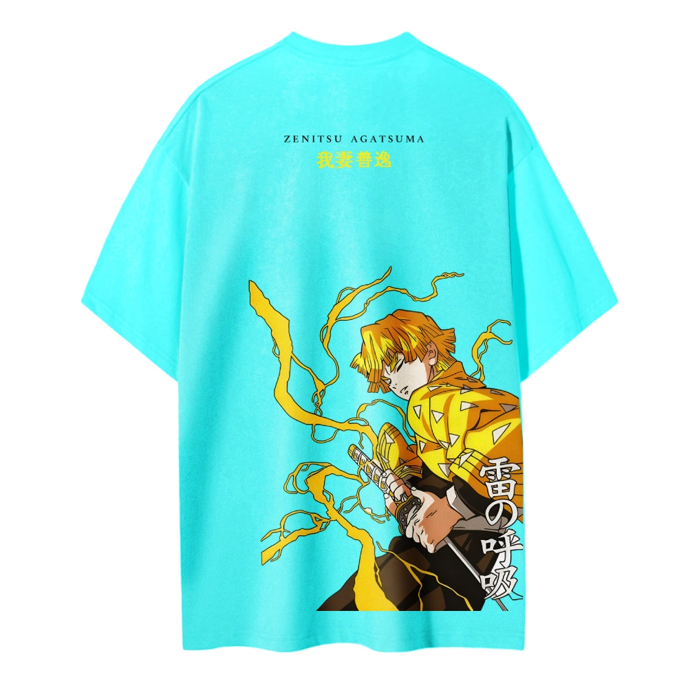 Demon Slayer Cotton Unisex Crew Neck Anime T-Shirt