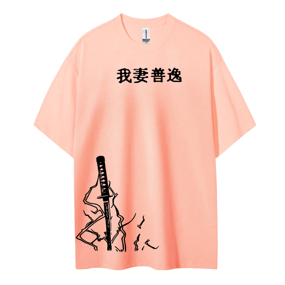 Demon Slayer Cotton Unisex Crew Neck Anime T-Shirt