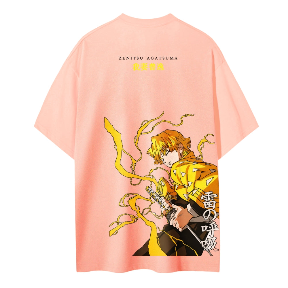 Demon Slayer Cotton Unisex Crew Neck Anime T-Shirt