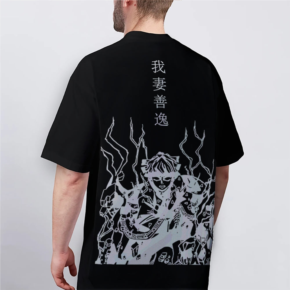 Demon Slayer Cotton Unisex Crew Neck Anime T-Shirt
