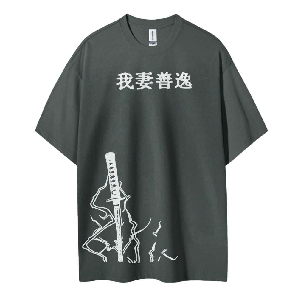 Demon Slayer Cotton Unisex Crew Neck Anime T-Shirt