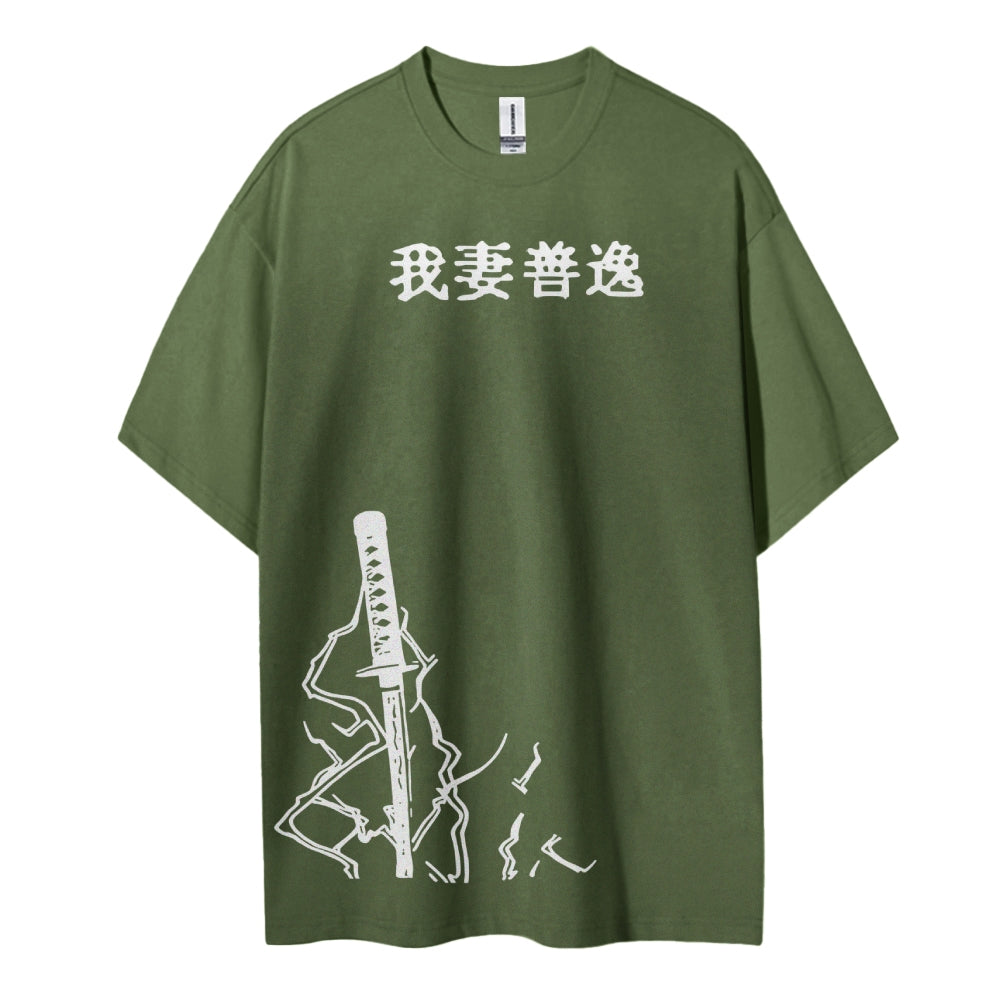 Demon Slayer Cotton Unisex Crew Neck Anime T-Shirt