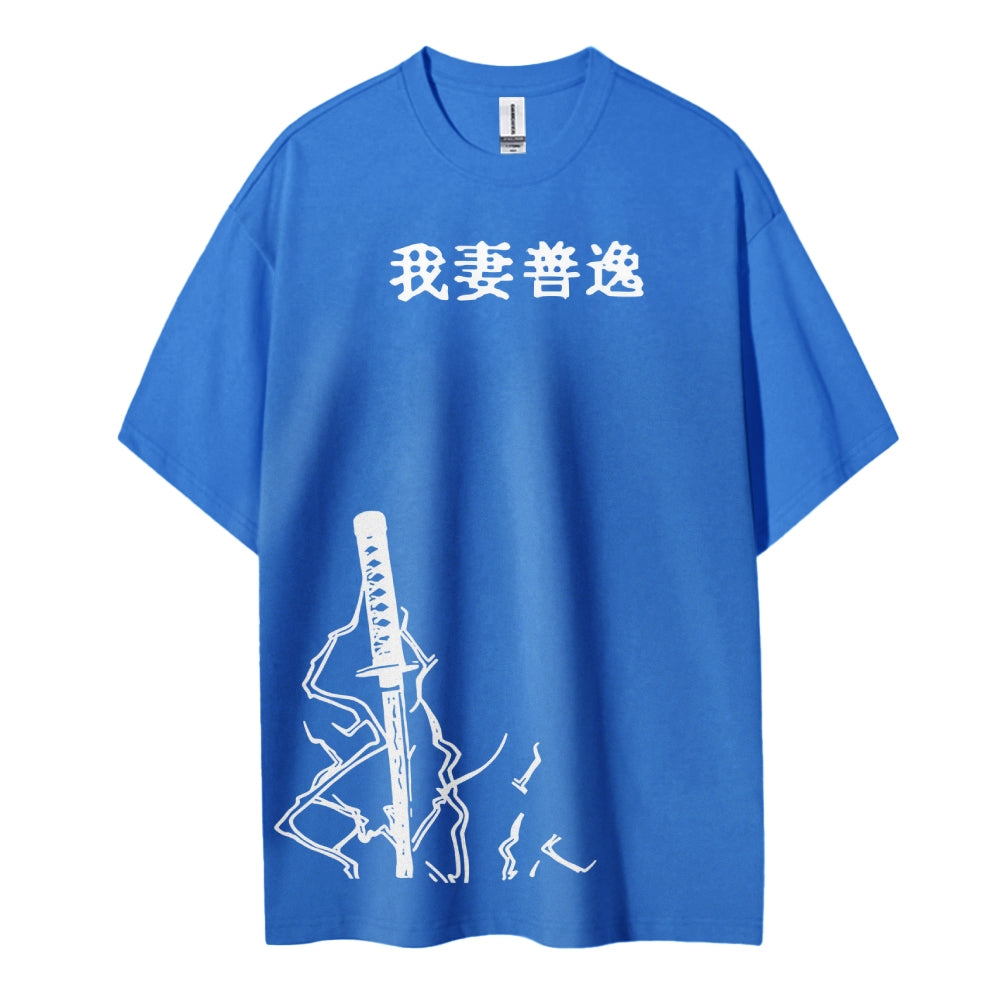 Demon Slayer Cotton Unisex Crew Neck Anime T-Shirt