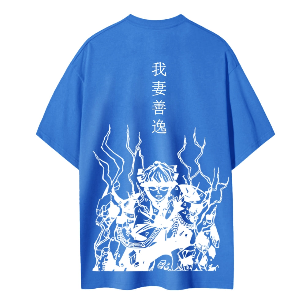 Demon Slayer Cotton Unisex Crew Neck Anime T-Shirt