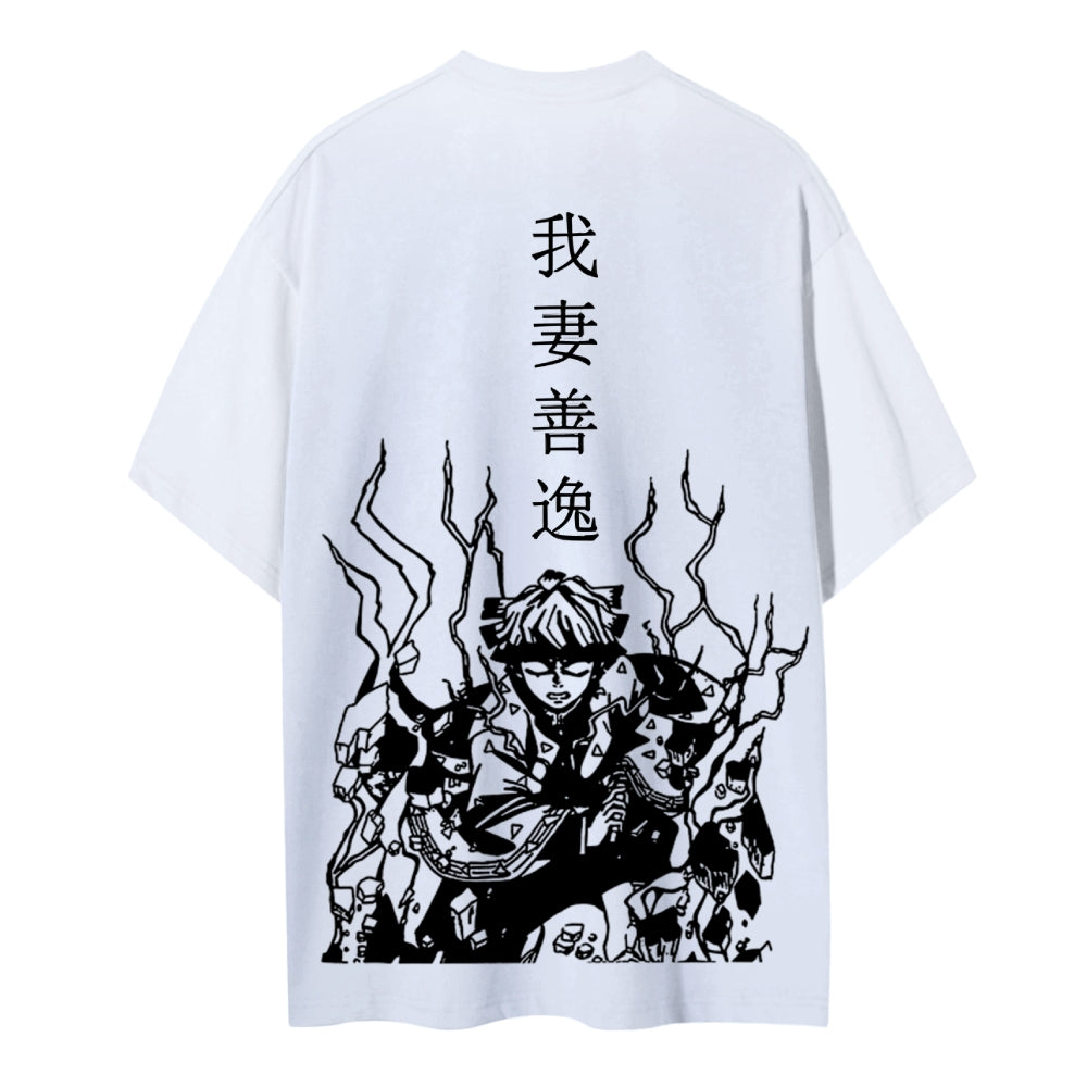 Demon Slayer Cotton Unisex Crew Neck Anime T-Shirt