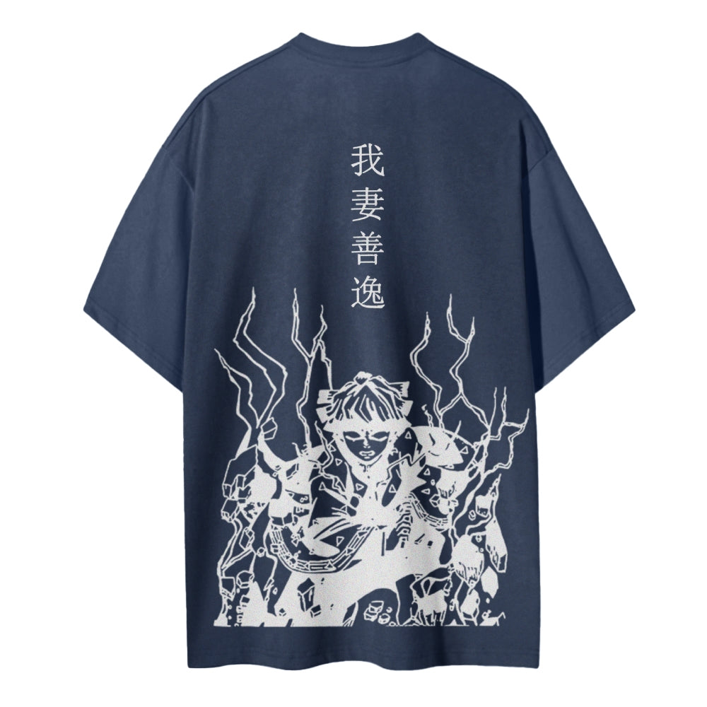 Demon Slayer Cotton Unisex Crew Neck Anime T-Shirt