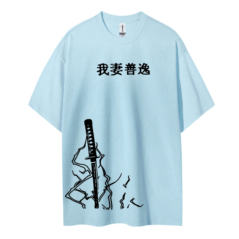Demon Slayer Cotton Unisex Crew Neck Anime T-Shirt