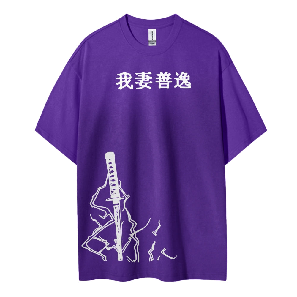 Demon Slayer Cotton Unisex Crew Neck Anime T-Shirt