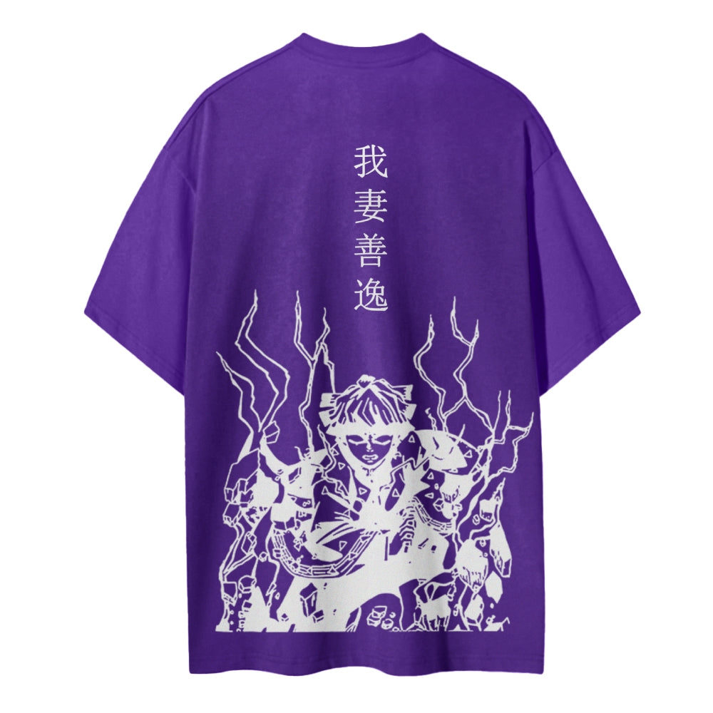 Demon Slayer Cotton Unisex Crew Neck Anime T-Shirt