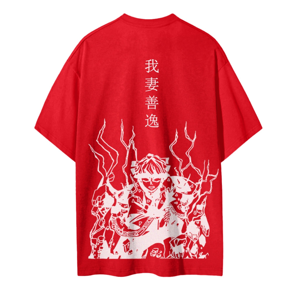 Demon Slayer Cotton Unisex Crew Neck Anime T-Shirt