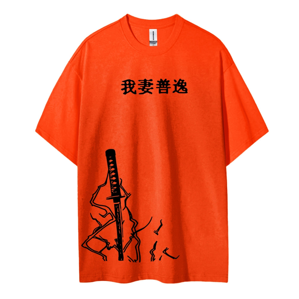 Demon Slayer Cotton Unisex Crew Neck Anime T-Shirt