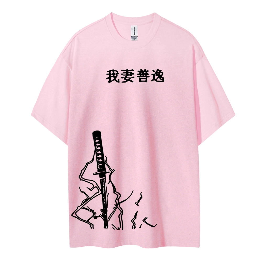 Demon Slayer Cotton Unisex Crew Neck Anime T-Shirt