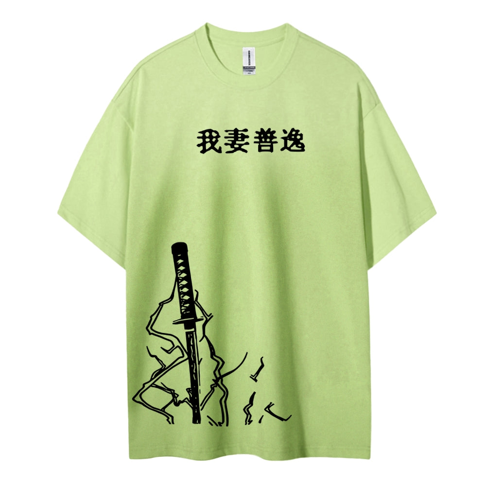 Demon Slayer Cotton Unisex Crew Neck Anime T-Shirt